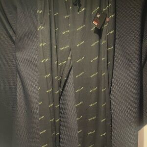 Spyder men’s loungewear pajama pants black/green size medium
